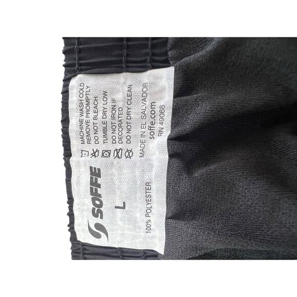 NWT Soffee Sorbtek Reflexx Womens Activewear Elastic Waist Pull On Short Black L - Picture 7 of 10